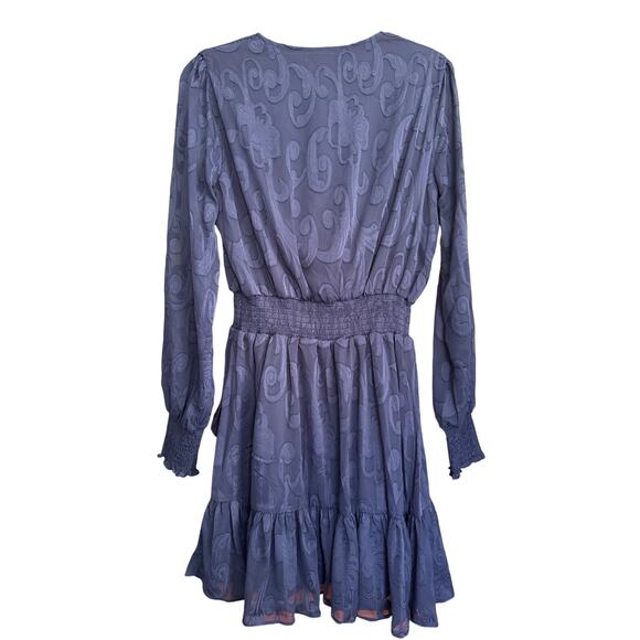 Lilly Pulitizer Sz 10 Christina True Navy Poly Crepe Swirl | NWT - Picture 4 of 9